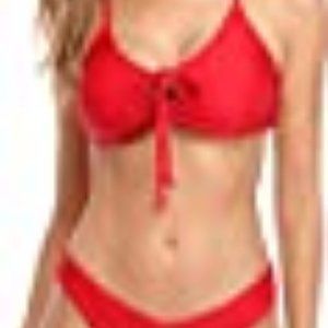 Fashion World High Cut Bikini Swimsuit Size L